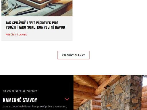 nabízíme komplexní rozsah práce s přírodním kamenem v interiéru i exteriéru. specializujeme se na kamenné stavby a pokládku kamenné dlažby.