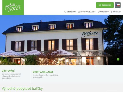 kvalitní ubytování, výborná restaurace, sportovní vyžití a relax v hotelu pavilon v říčanech.