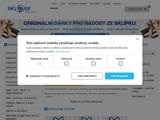 dárkový obchod sklípek plný radosti - i.p.connect, s.r.o. rumburk