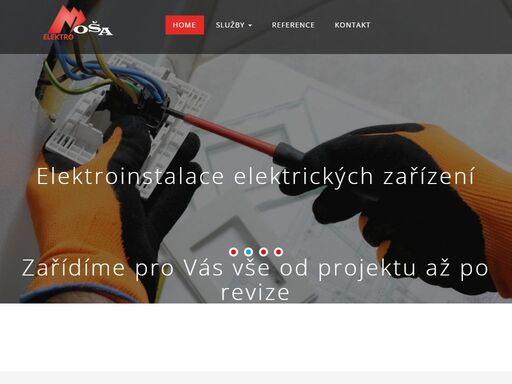 firma marek moša nabízí úpravy a opravy elektroinstalací a elektrických zařízení