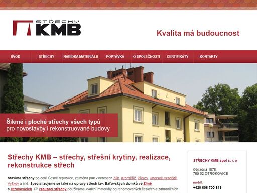 realizujeme všechny typy střech. dodáme šikmé i ploché střechy pro bytové a rodinné domy, školy, hotely, sklady a další. stavíme nové střechy, provádíme rekonstrukce střech včetně stavebních prací.