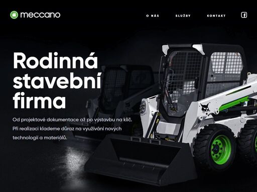 rodinná stavební firma. od projektové dokumentace až po výstavbu na klíč. při realizaci klademe důraz na využívání nových technologií a materiálů.