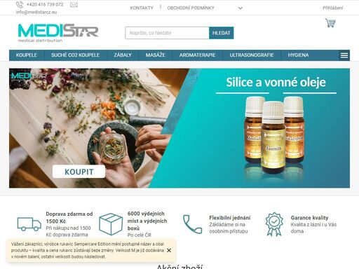 medistar cz vyrábí a dodává materiály pro zdravotnická zařízení v oblastech balneologie, wellness a rehabilitace. dováží soli a bahna z mrtvého moře.