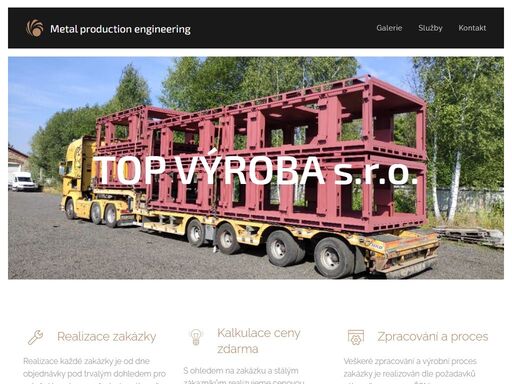 realizace každé zakázky je od dne objednávky pod trvalým dohledem pro splnění termínu a požadavku zákazníka.