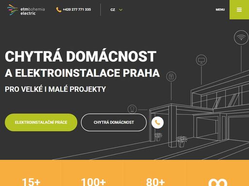 elektroinstalace a chytrá domácnost. získejte tým 80 kvalifikovaných elektrikářů, a dokončete váš projekt rychleji, efektivněji a kvalitněji. 