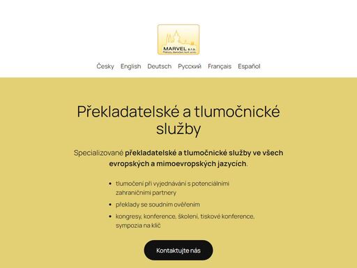 překladatelské, tlumočnické, služby, tlumočníci, konferenční, servis marvel s.r.o. zajišťuje specializované překladatelské a tlumočnické služby ve všech evropských a mimoevropských jazycích.