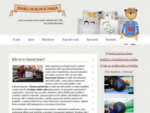 diaklub nová paka …aneb občanské sdružení diabetických dětí, kraj královéhradeký
