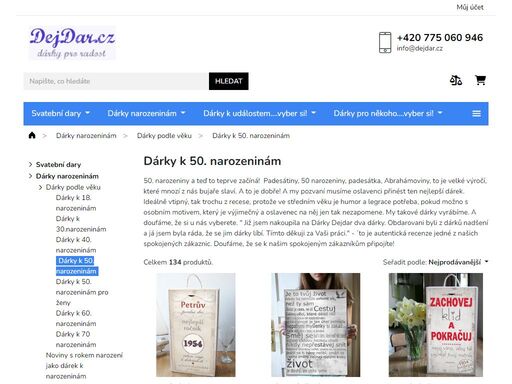 objevte široký výběr originálních a vtipných dárků pro muže i ženy na dejdar.cz. najdete u nás personalizované dárky k narozeninám, svatbě, promoci a dalším výjimečným událostem.hledáte dárky, které opravdu potěší? na dejdaru najdete dárky s nápadem i emocí – pro muže, ženy, prarodiče i novomanžele. rychle, krásně a od srdce.