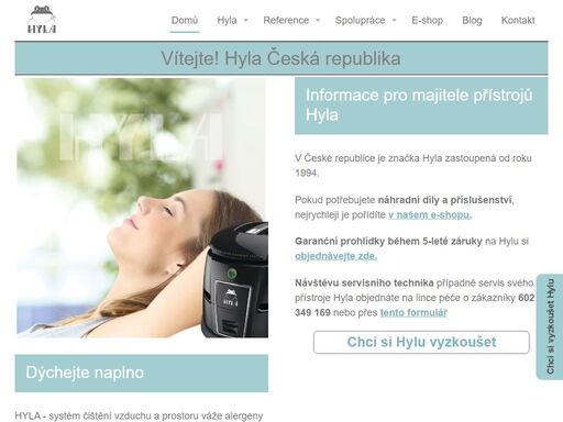 multifunkční vodní vysavač hyla se samočistícím rotačním separátorem ocení lidé s alergií, astmatem a dýchacímu potížemi. vyzkoušejte ji!