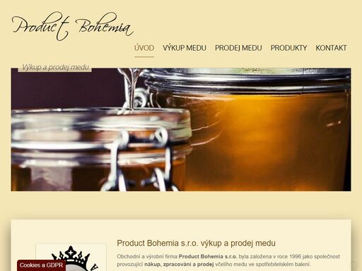 product bohemia s.r.o. výkup a prodej medu