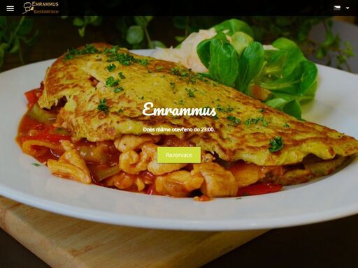 emrammus restaurant - hledáte místo, kde si pochutnáte na poctivé české kuchyni v příjemném prostředí? restaurace emrammus nedaleko znojma, je tím pravým místem pro rodinný oběd, pohodovou večeři nebo posezení s přáteli. naše menu je plné tradičních českých chutí, připravovaných s láskou a důrazem na kvalitu surovin.; o vaši spokojenost se postará milý personál, ať už si u nás vychutnáte jídlo uvnitř restaurace, nebo v letních měsících na naší zahrádce. disponujeme velkým parkovištěm, dětským hřištěm, wi-fi připojením a samozřejmostí je i bezbariérový přístup, aby se u nás cítili dobře opravdu všichni. kromě běžného provozu nabízíme také cateringové služby pro vaše oslavy, firemní akce nebo jiné příležitosti. a pokud nestíháte zajít k nám, rádi vám jídlo přivezeme. ve dnech pondělí - pátek rozvážíme polední menu až k vám domů nebo do práce přijďte si užít pohodovou atmosféru a skvělou gastronomii- těšíme se na vás!