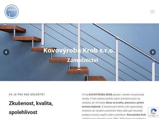 firma kovovýroba krob působí v odvětví strojírenské výroby. v této oblasti podnik nabízí převážně práci na zakázku, při níž klade důraz na kvalitu.