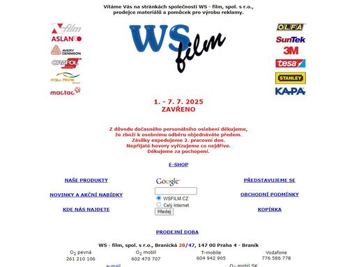 www.wsfilm.cz