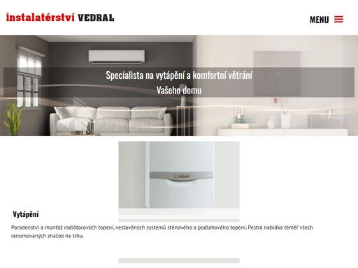 instalatérství, topenářství, plynoinstalace, alternativní zdroje energie firma instalatérství vedral působí na řemeslnickém trhu od roku 1995, nejen v plzni a plzeňském kraji v oboru instalatérství, topenářství, plynoinstalace a alternativní zdroje energie.