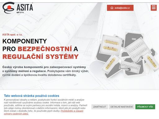 komponenty pro systémy k ochraně majetku a zabezpečení proti úniku informací vám poskytuje společnost asita hradec králové.