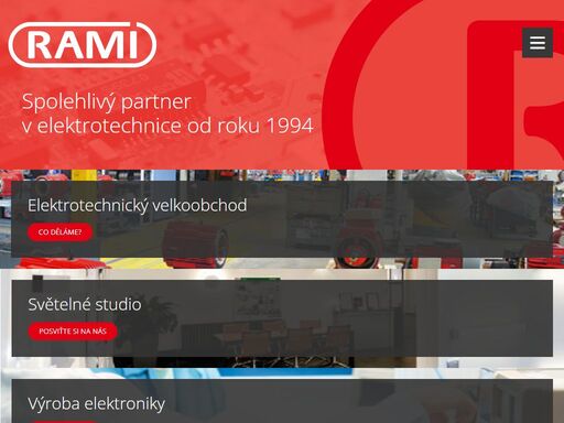 spolehlivý partner v elektrotechnice od roku 1994