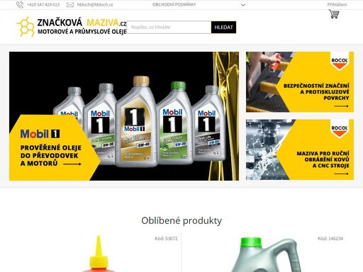 kvalitní maziva pro dopravu a průmysl. již několik let hledáme na trhu maziv ty nejlepší produkty, na které se můžeme spolehnout a s čistým svědomím je nabízet našim zákazníkům. náš tým specialistů vám rád pomůže při výběru maziva a příslušenství vhodného pro vaši aplikaci. samozřejmostí jsou pak technické a…