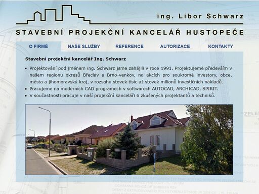 stavební projekční kancelář, ing. schwarz, projekt