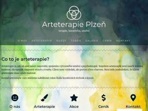 cílem není výsledek, ale proces a hra s barvou. není tedy podmínkou, že klient arteterapie musí umět malovat.