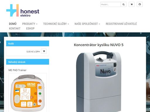    
koncentrátor kyslíku nuvo 5   
   
   
   
použití výroba kyslíkem obohaceného vzduchu pro kyslíkové inhalační terapie. je určen pro pacienty, jejichž...