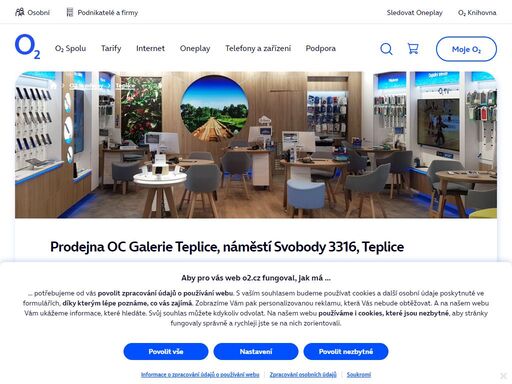 prodejna teplice - oc galerie teplice, náměstí svobody 3316. o2 služby, telefony, zařízení a příslušenství nebo profesionální podpora a spoustu dalšího, to nabízejí všechny naše značkové prodejny.