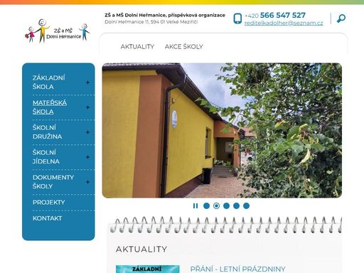 oficiální stránky základní a mateřské školy dolní heřmanice.