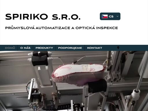 spiriko s.r.o. vývoj zařízení pro optickou kontrolu, vývoj zařízení pro kontrolu elektrických parametrů, dodávka a implementace průmyslových robotů