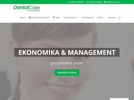 komplexní služby a poradenství pro ekonomiku a management stomatologických praxí. cenové kalkulace, vzdělávání, převod praxí na sro, mba studium
