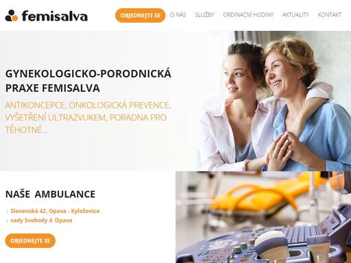 gynekologie opava - poradna pro těhotné, antikoncepce, onkologická prevence, vyšetření ultrazvukem, … on-line rezervace pacientů.