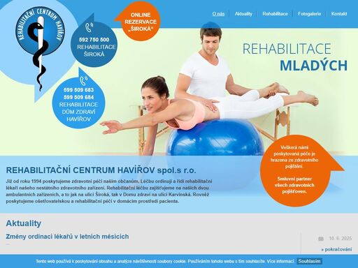 rehabilitace havířov - máme v havířově dvě centra, kvalifikované doktory i sestřičky. potřebujete rehabilitaci? kontaktujte nás!