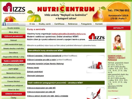 nutricentrum - kurzy a semináře