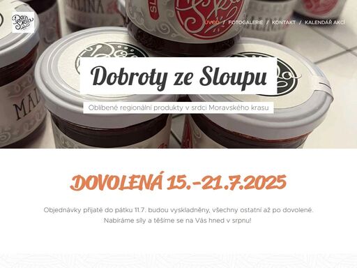 objednávky přijaté do pátku 11.7. budou vyskladněny, všechny ostatní až po dovolené. nabíráme síly a těšíme se na vás hned v srpnu!