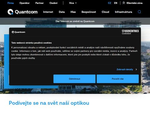propojujeme profesionály tím nejlepším připojením, které nemusejí řešit