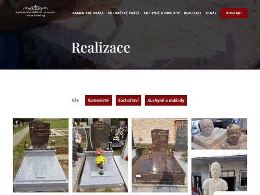 kamenosochařství „u miholů“ ve slavkově u brna nabízí výrobu dekoračních a funkčních výrobků z kamene