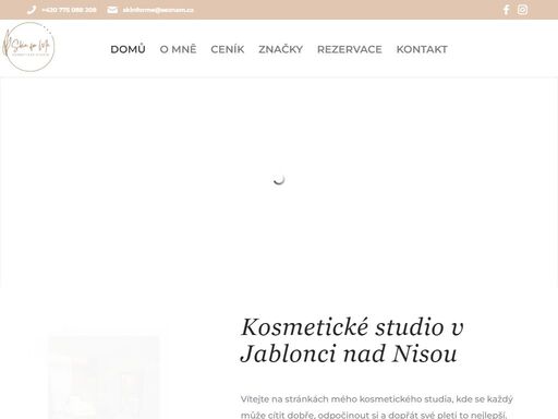 kosmetické studio v jablonci nad nisou. osobní přístup v příjemném prostředí. používáme profesionální kosmetiku chris, farrell a esthemax.