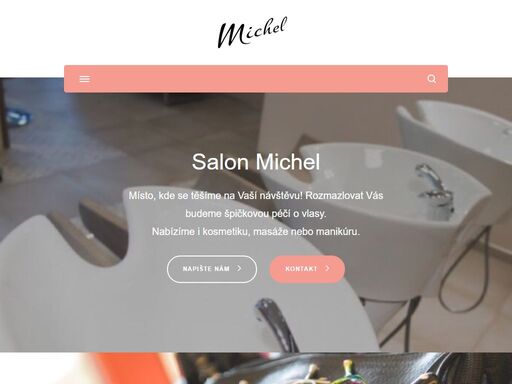 salon michel kadeřnictví, kosmetika, masáže, praha 9 střížkov - přijímáme platby kartou, dětský koutek