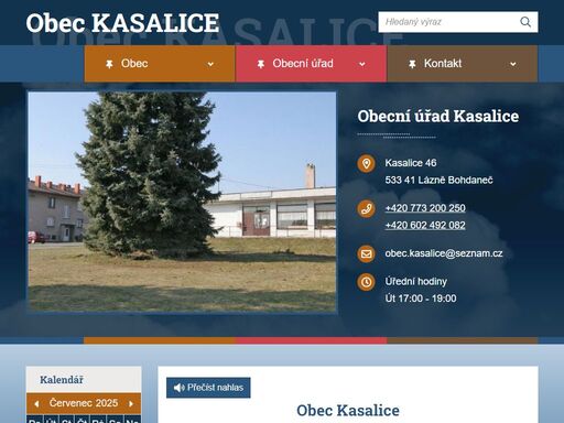 obec kasalice