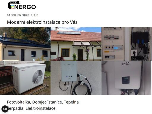 elektroinstalace, fotovoltaická elektrárna, fve, tepelné čerpadlo, dobíjecí stanice, elektroinstalace hradec králové, fotovoltaika hradec králové, fotovoltaika, elektrické rozvody, atech, atech energo atech energo s.r.o. je firma zabývající se elektroinstalacemi, montáží fotovoltaických systémů, tepelných čerpadel a dobíjecích stanic.