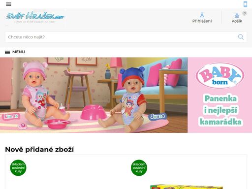 hračky - specializovaný obchod. v nabídce více jak 12.000 hraček. značky jako mattel, zapf, lego, ale i dřevěné hračky, kočárky, panenky. hračky pro kluky a holky - děvčata i miminka.