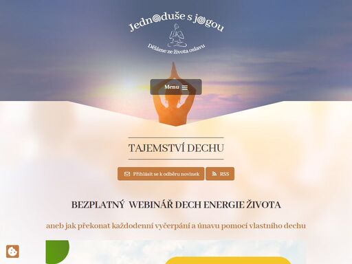 programy pro odstranění stresu, které zahrnují dechové techniky, meditace a jógu. tyto programy pomáhají lidem po celém světě překonávat stres, deprese a násilné sklony.