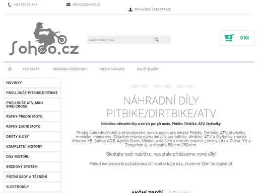 náhradní díly pitbike/dirtbike/atv. nabízíme náhradní díly a servis pro pit moto, pitbike, dirtbike, atv, čtyřkolky.
prodej náhradních dílů a příslušenství, servis nejen pro čínské pitbike, dirtbike, atv, čtyřkolky, minibike, minicross. skladem máme náhradní díly pro pitbike, dirtbike, atv a čtyřkolky značek xmotos…