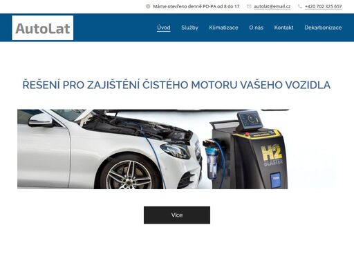řešení pro zajištění čistého motoru vašeho vozidla