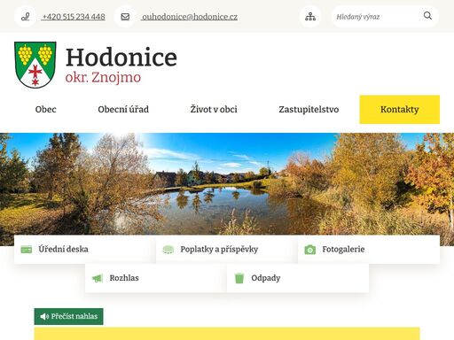 obec hodonice