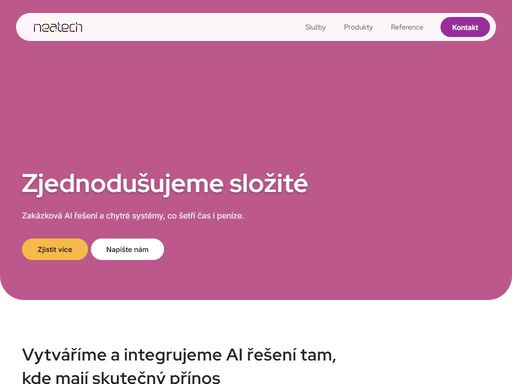 specializované informační systémy, webové a mobilní aplikace a presentace na míru. v technologiích .net, android, ms sql.