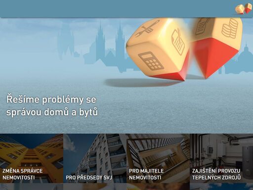 kompletní služby správy nemovitostí pro svj, bd, fyzické osoby i městské části. vedení evidencí a účetnictví, technická správa vč. výstavby a provozu topných zdrojů.