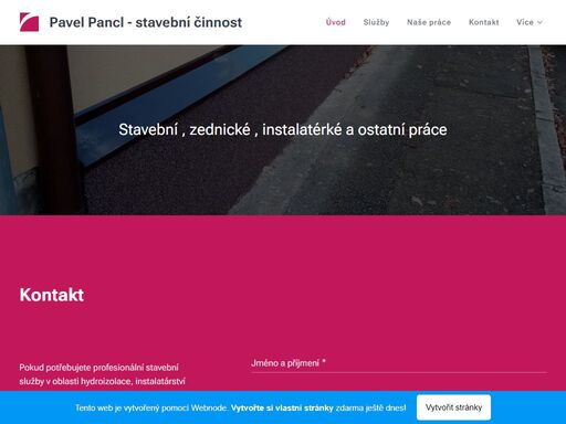 stavební , zednické , instalatérké a ostatní práce