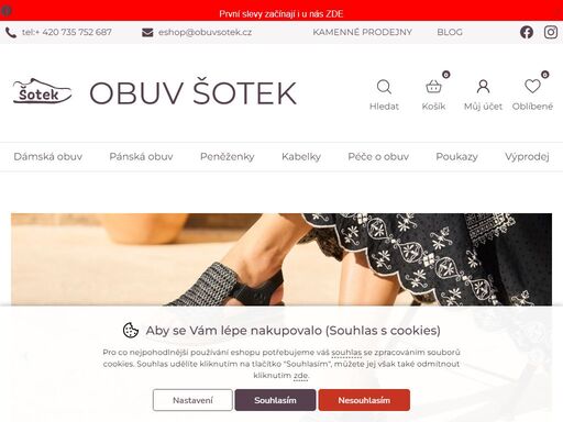 obuv šotek