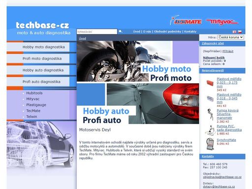 výhradní zastoupení firmy tecmate pro českou republiku