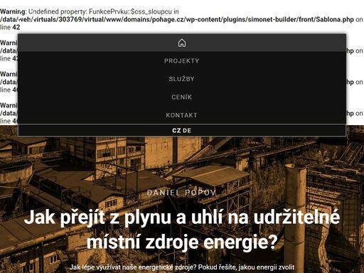jak přejít z plynu a uhlí na udržitelné místní zdroje energie?