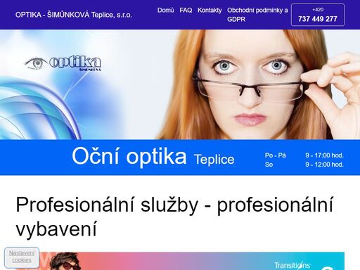 profesionální služby, díky kterým budete mít lepší pohled na svět. optika šimůnková teplice - jasná volba ve světě brýlí a kontaktních čoček